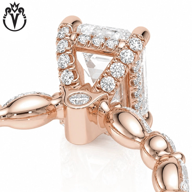 1.50ctr-3.00ctr Radiant Cut Lab Grown Diamond Ring Tailor Made