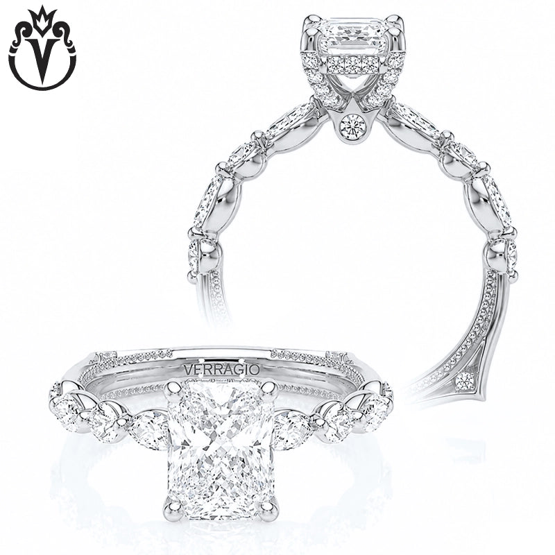 1.00ctr-2.00ctr Radiant Cut Natural Diamond Ring Tailor Made