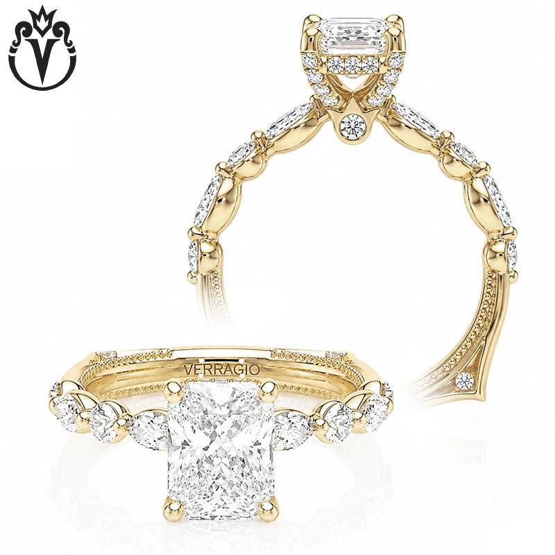 1.50ctr-3.00ctr Radiant Cut Lab Grown Diamond Ring Tailor Made