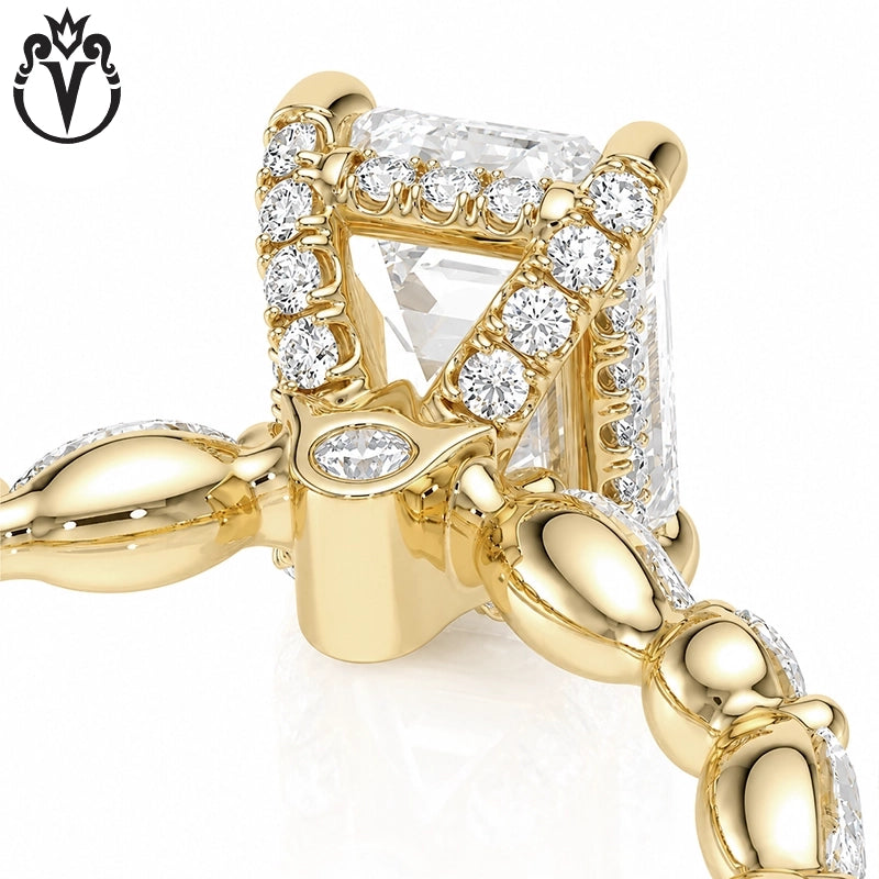 1.00ctr-2.00ctr Radiant Cut Natural Diamond Ring Tailor Made