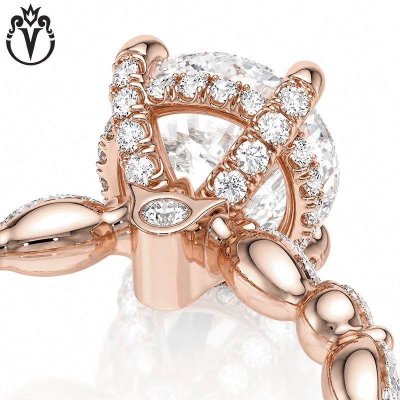 1.50ctr-3.00ctr Round Cut Lab Grown Diamond Ring Tailor Made