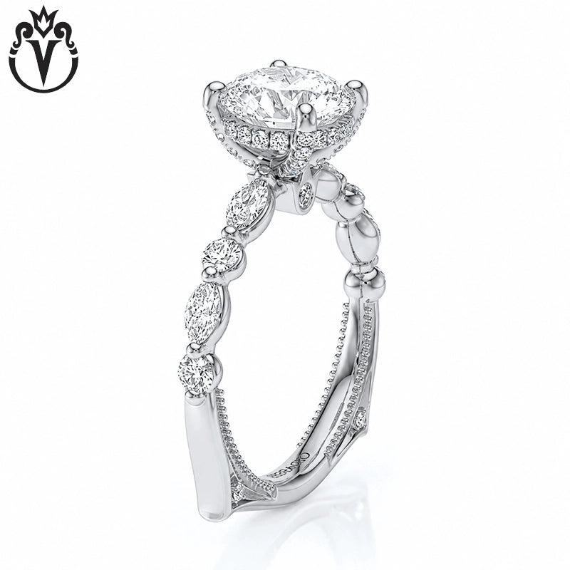 1.00ctr-2.00ctr Round Cut Natural Diamond Ring Tailor Made