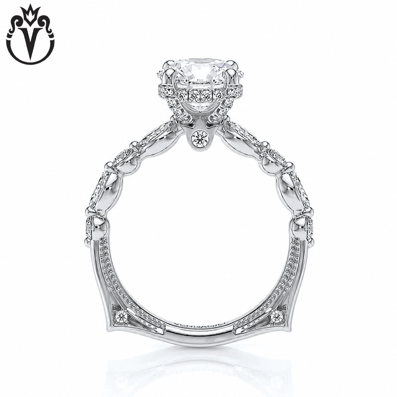 1.50ctr-3.00ctr Round Cut Lab Grown Diamond Ring Tailor Made