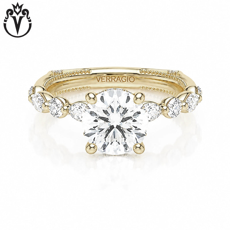 1.00ctr-2.00ctr Round Cut Natural Diamond Ring Tailor Made