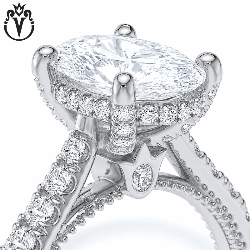 1.00ctr-2.00ctr Oval Cut Natural Diamond Ring Tailor Made