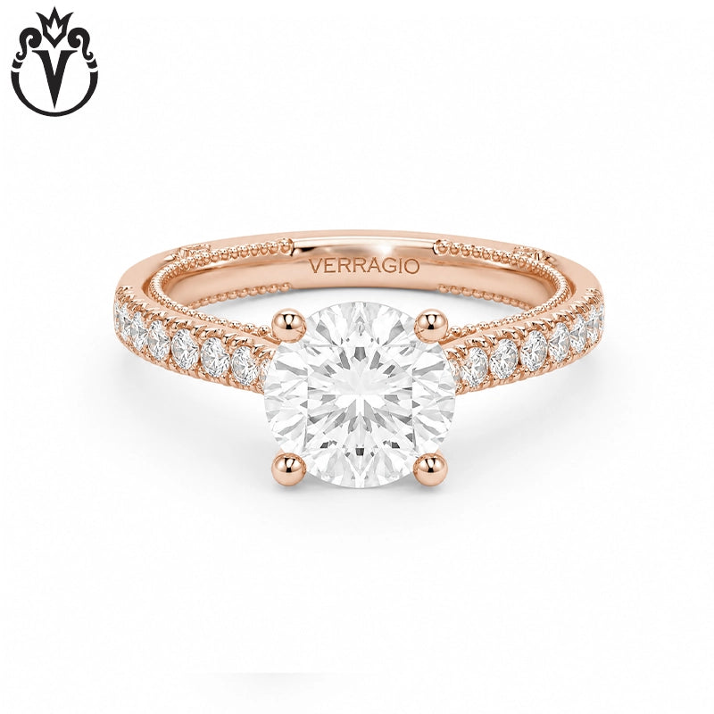 1.50ctr-3.00ctr Round Cut Lab Grown Diamond Ring Tailor Made
