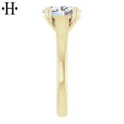 1.53ctw Oval Cut Lab Grown Diamond Ring