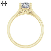 1.53ctw Oval Cut Lab Grown Diamond Ring