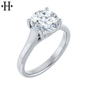 1.50ctr-2.00ctr Round Cut Natural Diamond Ring