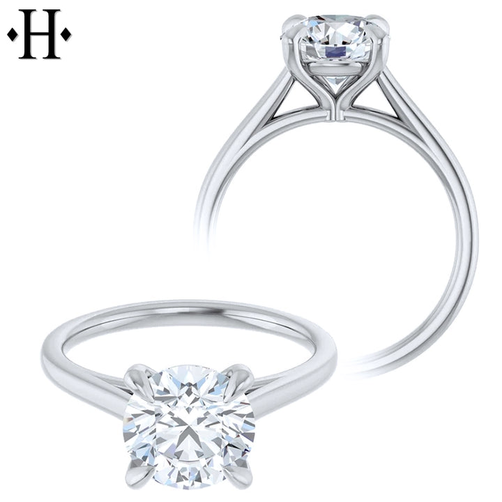 2.06cts Round Cut Lab Grown Diamond Ring