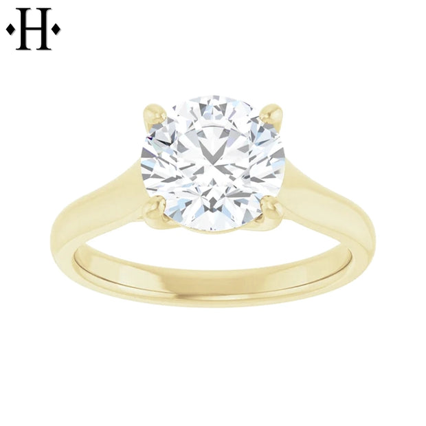 2.04ctw Round Cut Lab Grown Diamond Ring