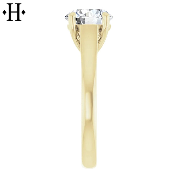 2.04ctw Round Cut Lab Grown Diamond Ring