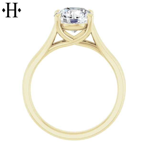 2.04ctw Round Cut Lab Grown Diamond Ring