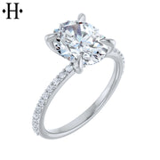 2.29ctw Oval Cut Lab Grown Diamond Ring