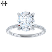 2.29ctw Oval Cut Lab Grown Diamond Ring