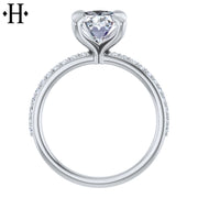 2.29ctw Oval Cut Lab Grown Diamond Ring