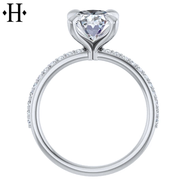 2.29ctw Oval Cut Lab Grown Diamond Ring
