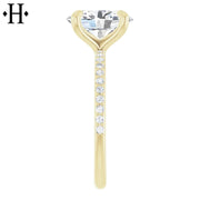 2.25ctw Oval Cut Lab Grown Diamond Ring