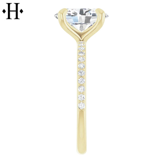 2.25ctw Oval Cut Lab Grown Diamond Ring