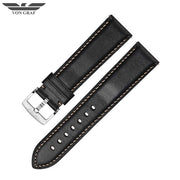 Military Black American Leather Strap