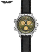 Military Black American Leather Strap