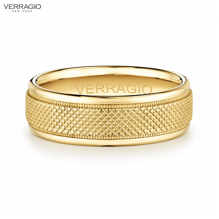 Clous de Paris Wedding Ring 7mm