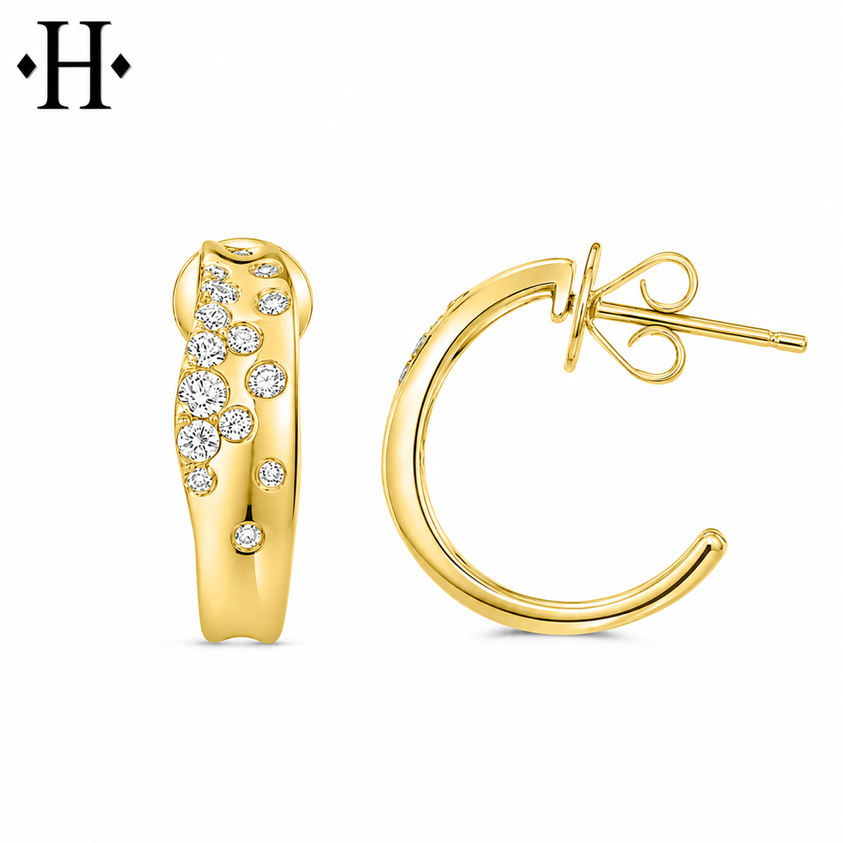 0.30ctw Natural Diamond Earrings