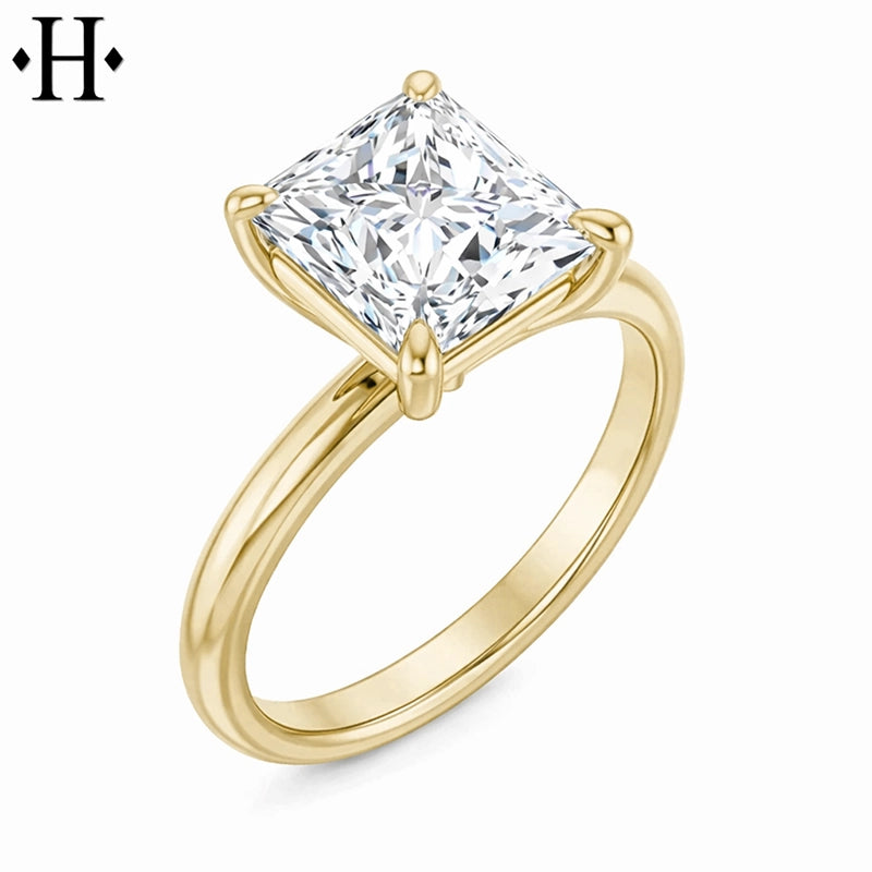 1.56ctw Princess Cut Lab Grown Diamond Ring