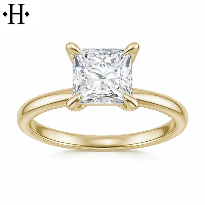 1.56ctw Princess Cut Lab Grown Diamond Ring