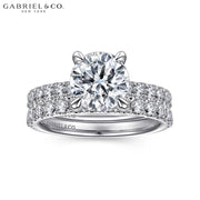 1.50ctr-3.00ctr Round Cut Diamond Customizable Ring