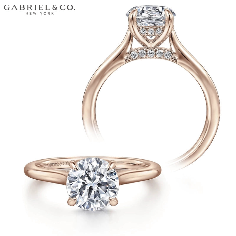 1.25ctr-2.50ctr Round Cut Lab Grown Diamond Ring Tailor Made