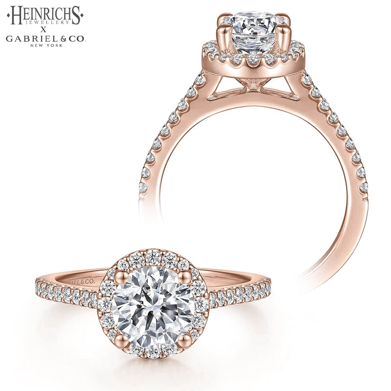1.00ctr-1.50ctr Round Cut Lab Grown Diamond Ring