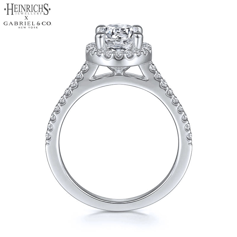 1.00ctr-1.50ctr Round Cut Lab Grown Diamond Ring