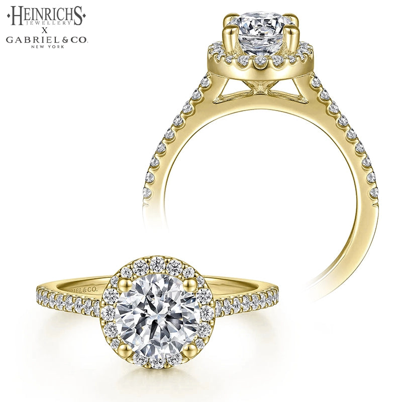 1.00ctr-1.50ctr Round Cut Lab Grown Diamond Ring