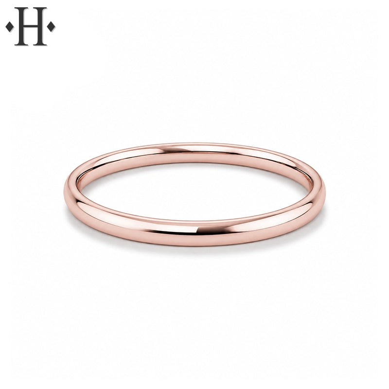 Classic Rounded High Polish Ring 2.0mm