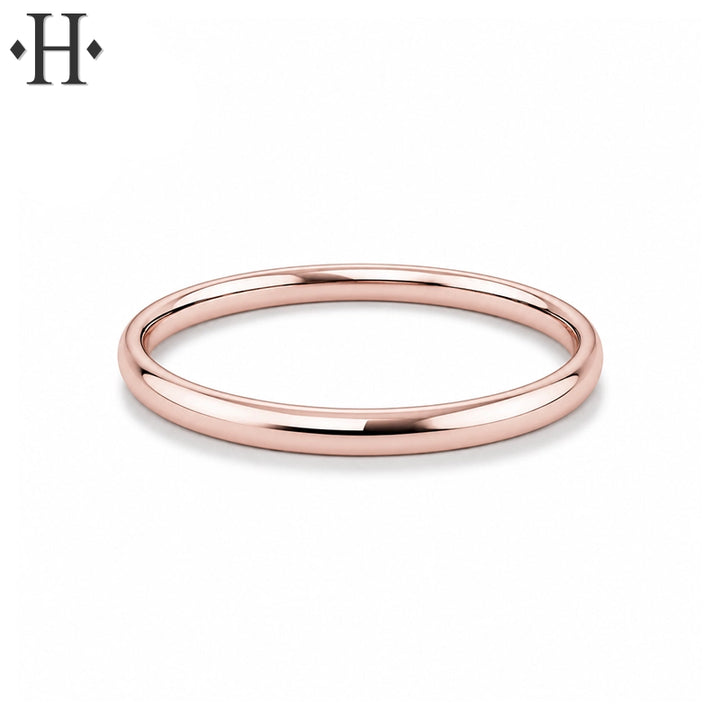Classic Rounded High Polish Ring 2.0mm