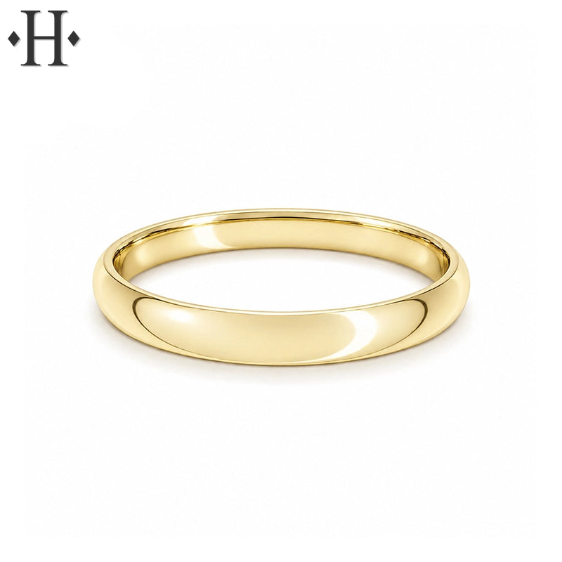 Classic Rounded High Polish Ring 3.0mm