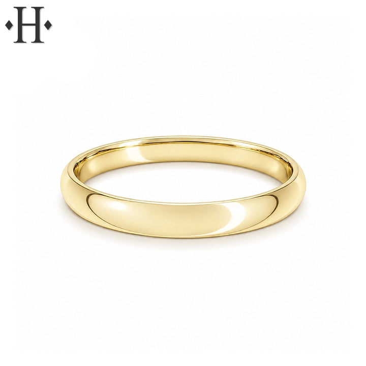 Classic Rounded High Polish Ring 3.0mm
