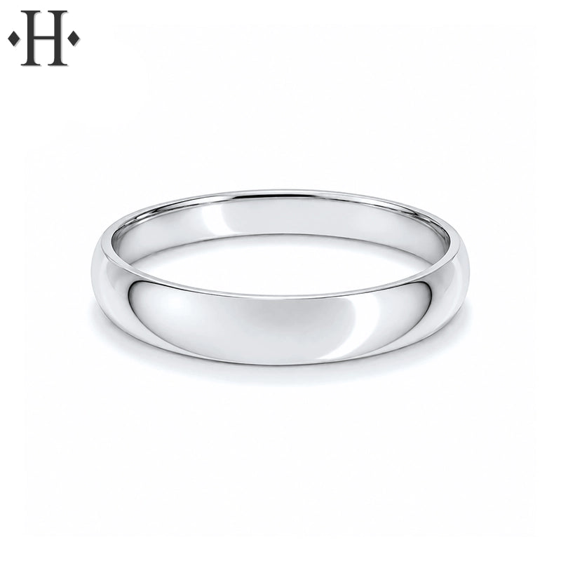 Classic Rounded High Polish Ring 4.0mm