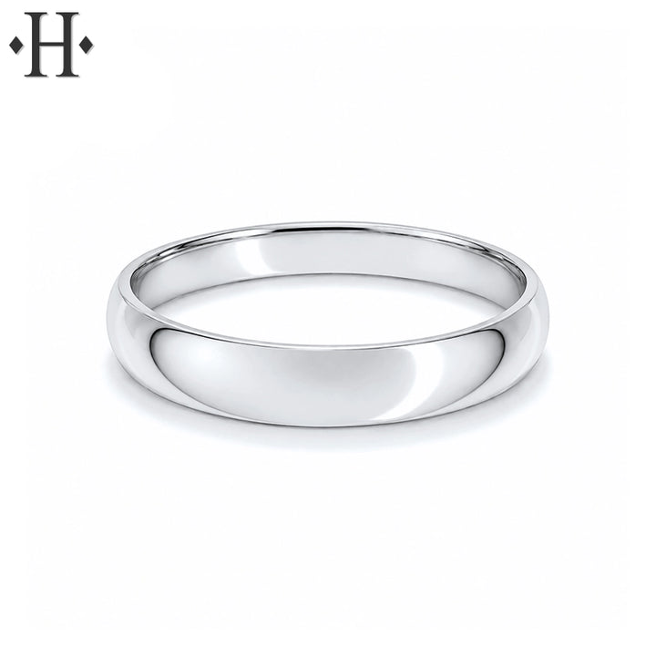 Classic Rounded High Polish Ring 4.0mm