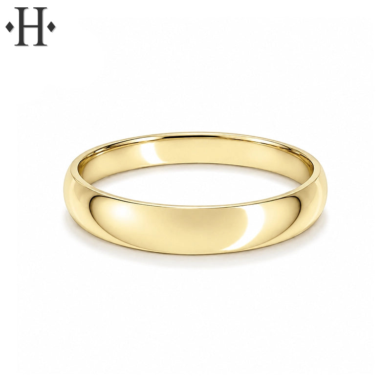 Classic Rounded High Polish Ring 4.0mm