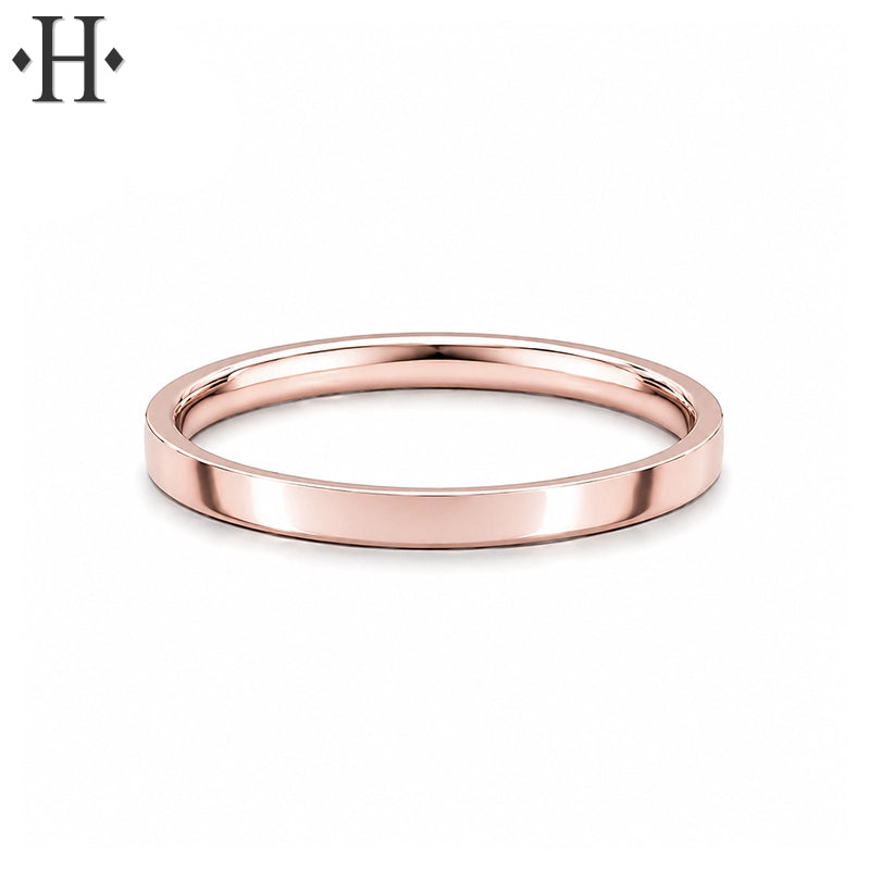 Classic Flat High Polish Ring 2.0mm
