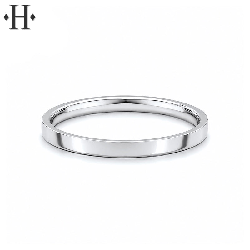 Classic Flat High Polish Ring 2.0mm