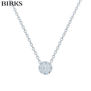 18kt Snowflake Diamond Necklace