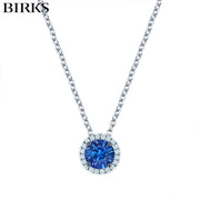 18kt Rosée du Matin Sapphire & Diamond Necklace