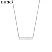 Sterling Silver Essentials Bar Necklace