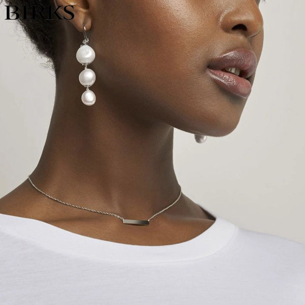 Sterling Silver Essentials Bar Necklace