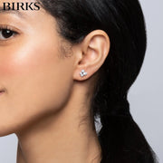 18kt Splash Diamond Earrings