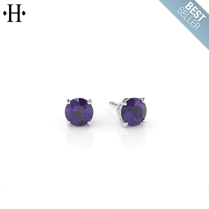 Genuine Amethyst Earrings