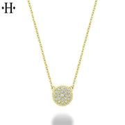 10kt Diamond Circle Essentials Necklace